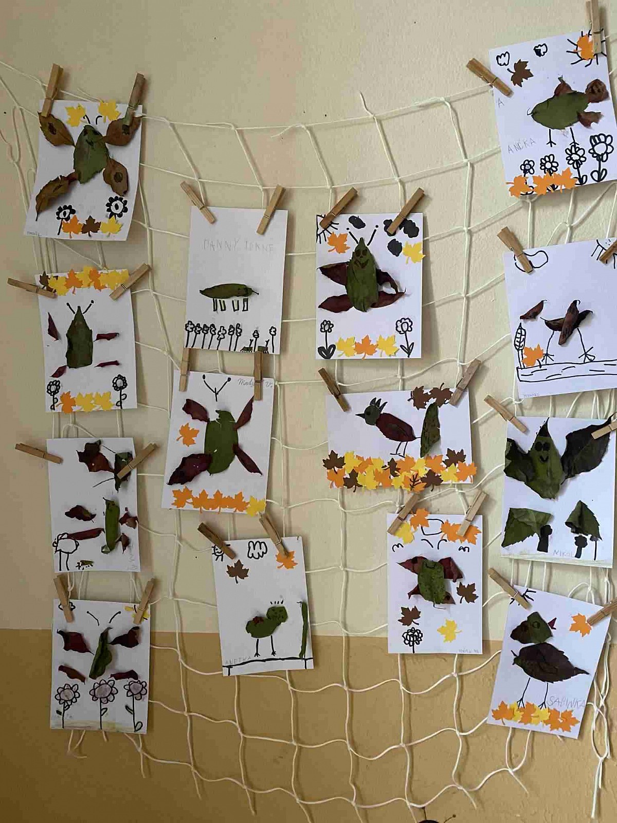 ŠD - tvoříme zvířátka z listí - obrázek: 11.jpg