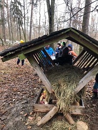 Výlet 4.-5.třídy ke krmelci - obrázek číslo: 1