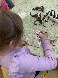 ŠD - stopy zvířat - alobal - obrázek číslo: 13