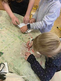 ŠD - stopy zvířat - alobal - obrázek číslo: 6