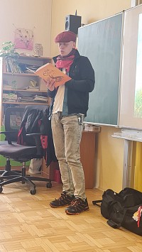 Návštěva pana spisovatele Jana Opatřila - obrázek číslo: 1