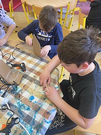 ŠD - domečky s  velikonočním osením - obrázek číslo: 2