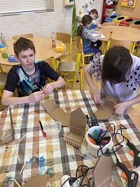 ŠD - domečky s  velikonočním osením - obrázek číslo: 4