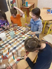 ŠD - domečky s  velikonočním osením - obrázek číslo: 7