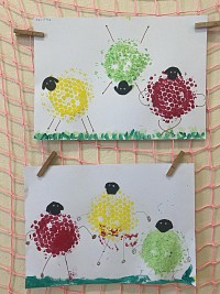 ŠD - veselé ovečky z bublinkové fólie - obrázek číslo: 1